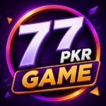 77PKR Game mobile app interface and earning features